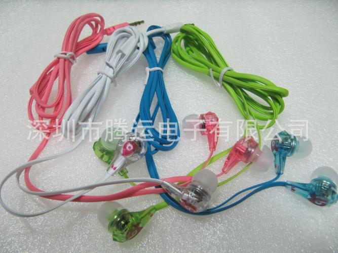 工厂批发耳机 水晶头入耳mp3耳机 小面条现货批发